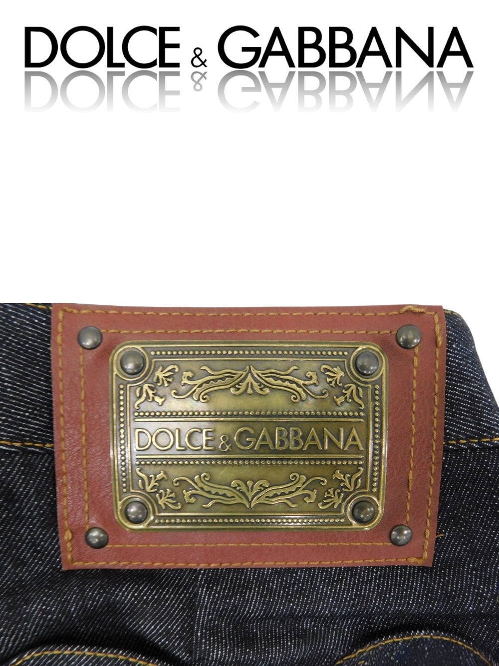 Dolce & Gabbana Denim Butterfly Bootcut Flare Denim Jeans EU 40 NWT Authenticate - Picture 11 of 17